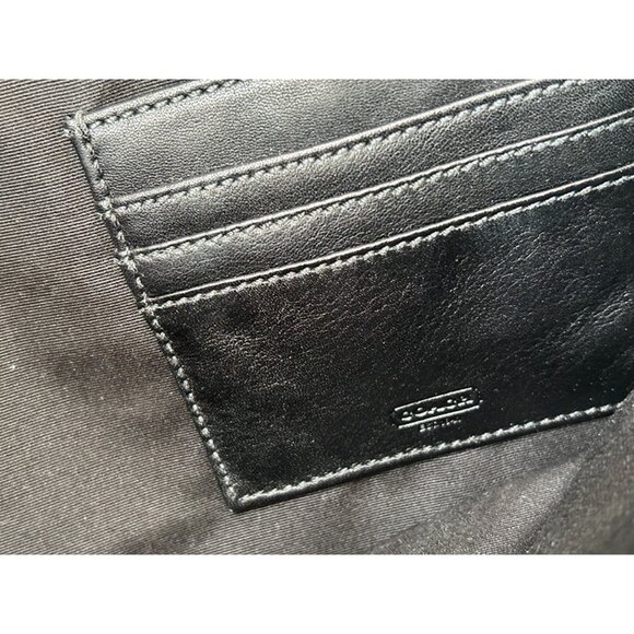 COACH F70098 Black Business Beekman Messenger Briefcase Laptop Bag - Picture 8 of 16